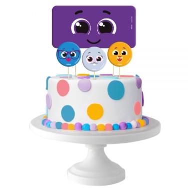 Imagem de Topper Para Bolo Bolofofos 4 Un Festcolor