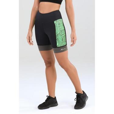 Imagem de Bermuda Authen Grit Relâmpago Estampa Cocoon Verde