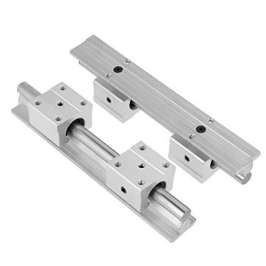 Imagem de 2PCS SBR12 200mm L Rail de Slide 4pcs SBR12UU BEA BLOCO PARA PROJETOS CNC DIY