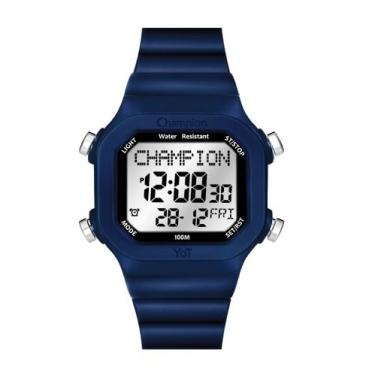 Imagem de Relógio Champion Yot Digital Azul Marinho Masculino CP40181L