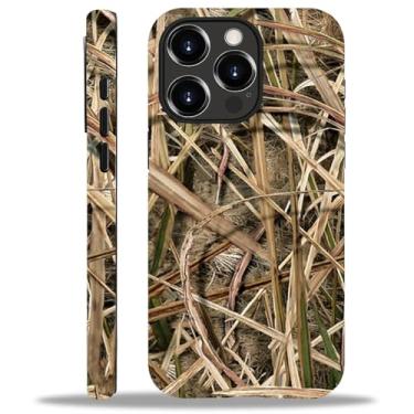 Imagem de YiXinBB Capa para iPhone 14 Pro Max à prova de choque mulheres homens capa protetora híbrida de silicone, M02 caça de aves aquáticas camuflagem G5