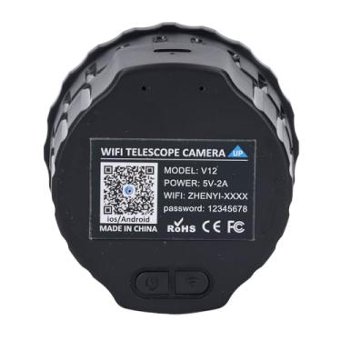 Imagem de Câmera Telescópica WiFi, Ocular Eletrônica Sem Fio, Gravação de Vídeo 2K e Foto de 24 MP para Escopos de 24 Mm a 50 Mm, para Astrofotografia, Observação de Pássaros