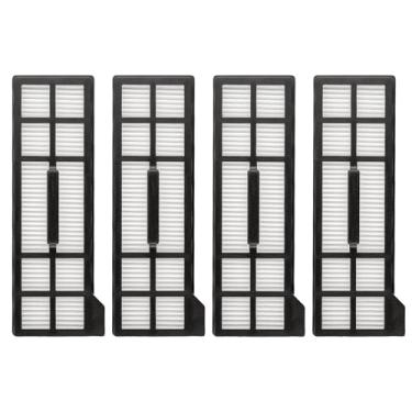 Imagem de Filtro HEPA de substituição compatível com aspiradores de pó robôs Omni Eufy X10 Pro, filtros de peças de reposição (filtro X10 Pro Omni (4 peças))