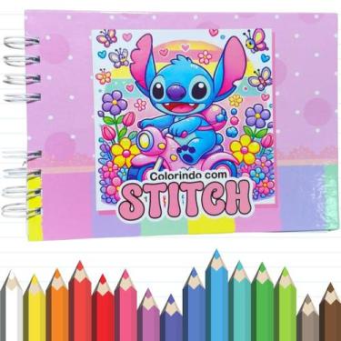 Imagem de Livro De Colorir Stitch Estilo Bobbie Goods 50Fls Capa Dura - Magalu -