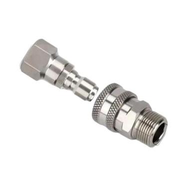 Imagem de Adaptador Giratório M22 14mm/15mm para Lavadora de Pressão - Aço Inoxi