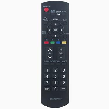 Imagem de PERFASCIN Controle remoto de substituição N2QAYB000221 adequado para Panasonic TV TC-32LX85U TH-46FD18 TC-37LZ85 TH-42PX80 TH-50PX80UA