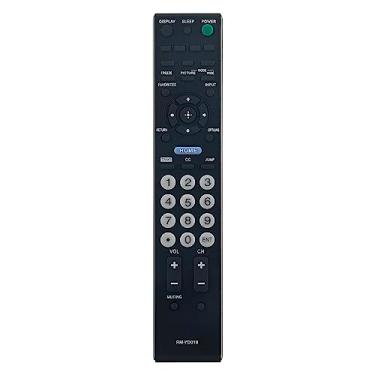 Imagem de Beyution Controle remoto de substituição RM-YD018 adequado para TV LCD Sony Bravia 148026211 KDL-26S3000LI KDL-26S3000P KDL-26S3000R KDL-32S3000W KDL-32SL130 KDL-40SL130 KDL-26S3000 KDL-46S3000 KDL