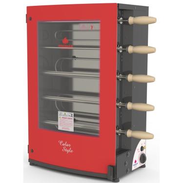 Imagem de Forno Rotativo Multiplo Industrial 5 Espetos Elétrico Progás