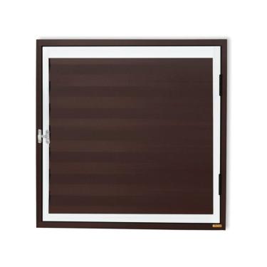 Imagem de Abrigo D'água/gásplus 1 Folha Sem Ventilação 80x80cm Brimak Mix Corten