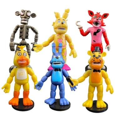 Imagem de Kit 6 Bonecos Five Nights At Freddy 'S Fnaf Action Figure