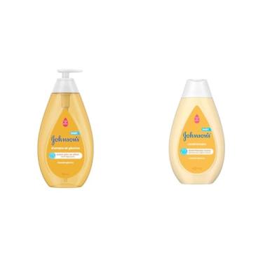 Imagem de Kit Johnson's Baby Shampoo Glicerina Para Bebê, 750ml + Condicionador Infantil Johnson's Baby Regular 400 ml, Amarelo