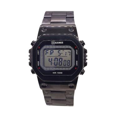 Imagem de Relógio X-Games Aço Preto Digital Prova D`agua 100m