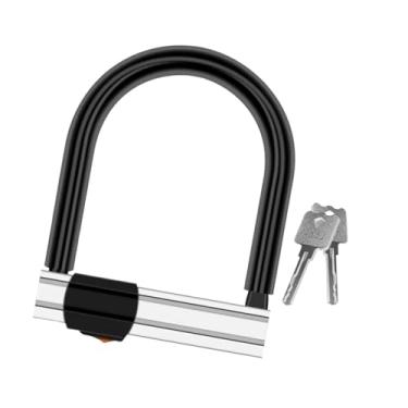 Imagem de Vaveren Acessórios para cadeado em formato de U para bicicleta, travas resistentes e resistentes a arranhões, multiuso, hidráulicas e a cortes, trava para