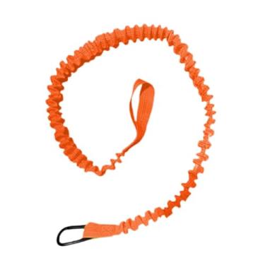 Imagem de menolana Corda elástica para remo, 40-60 polegadas, leve, segura, para caiaque, barco, andaime, Laranja