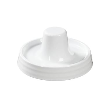 Imagem de Prato de porcelana de imitação criativa de floco de neve esmaltado de cor sólida estilo nórdico - placa branca de 26,7 cm