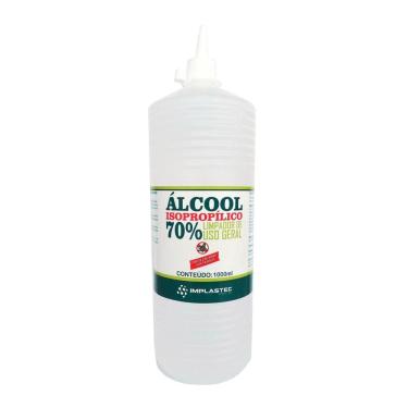 Imagem de Alcool Isopropilico 70% 1 Litro Com Bico Aplicador