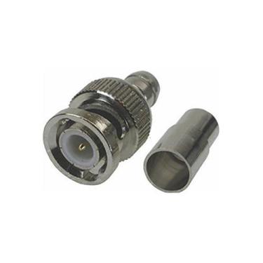 Imagem de Kit 10 Conector BNC Crimpar RG59 Fixo P/ Cftv Camera - SPEEDLAN