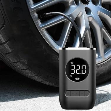 Imagem de Compressor de Ar Portátil Maxtill MAX-B7301 - Mini Inflador Pneus Carro Moto Bicicleta Bolas - Recarregável Tipo C - Silencioso e Compacto para Viagem, Casa e Emergências