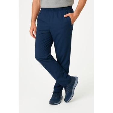 Imagem de Calça Tactel Elastano Forrada Masculino Forro Butu Biru, Azul escuro, 