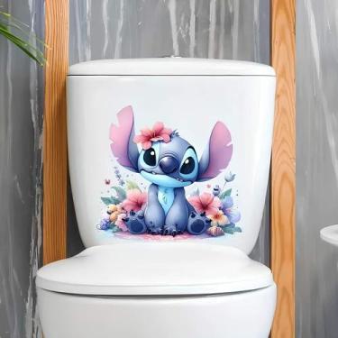 Imagem de Adesivo De Vaso Sanitário Stitch Mod18 - Lojinha Da Luc Adesivos