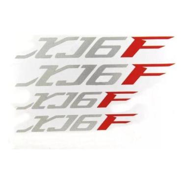 Imagem de Adesivos Centro Roda Refletivo Moto Yamaha Xj6f Rd22 Cor - SPTS
