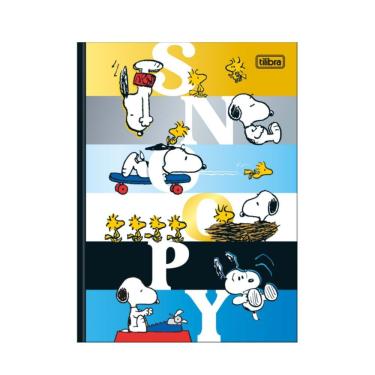 Imagem de Caderno Brochura Colegial Capa Dura 160 Folhas Snoopy Tilibra Estampa 4