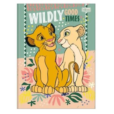 Imagem de Caderno Brochura Universitário A4 1 Matéria 80 Folhas Capa Dura Rei Leão Tilibra Estampa 2