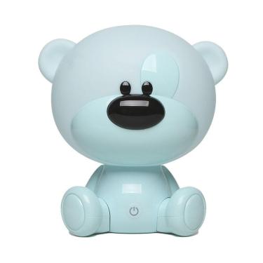Imagem de Luminária De Mesa Infantil Taschibra Led Abajur Ursinho Pipo 3w Usb Luz Quente 3000k