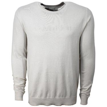 Imagem de Sueter Calvin Klein Tricot Areia Masculino-Masculino