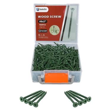 Imagem de Parafusos de madeira GOOBETTER 5 cm 700 unidades Countersunk Self Tapp