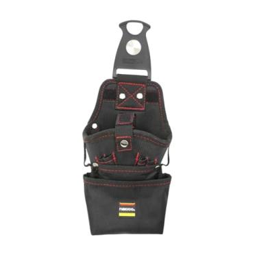 Imagem de KiBcsLic Bolsa de cinto para ferramentas, furadeira elétrica, bolsa de cintura para eletricista, para ferramentas de manutenção, reparo, carpinteiros,