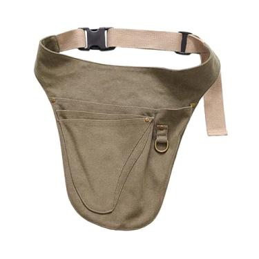 Imagem de Gralara Cinto de ferramentas organizador de ferramentas de trabalho bolsa de para faz-tudo agricultor carpinteiro marceneiro, Verde