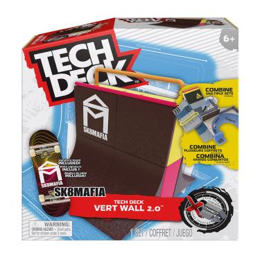 Imagem de Pista Vert Wall 2.0 + Skate De Dedo Sk8Mafia - Tech Deck