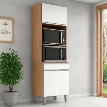 Imagem de Armário Torre Quente para Cozinha Andréia 61 cm Moderno e Compacto 3 P