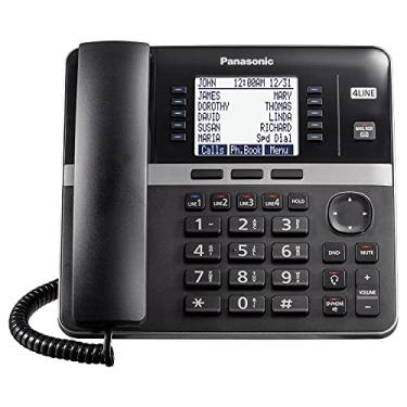 Imagem de Panasonic Telefone de escritório, acessório de mesa de extensão com fio para conectar sem fio à estação base expansível - KX-TGWA40B (preto)