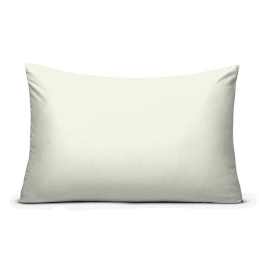 Imagem de Fronha Travesseiro Lisa Fio Egípcio 100% Algodão - Marfim