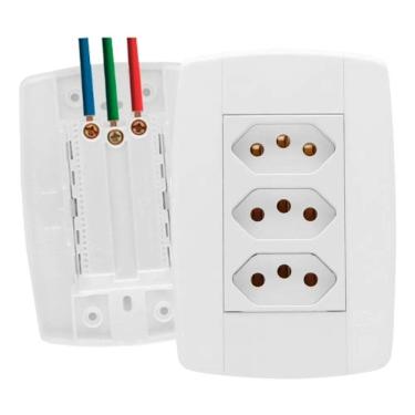 Imagem de Tomada Tripla 20A Ilumi Lev