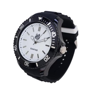 Imagem de Relógio Santos Fc Oficial Masculino Preto San-006-2