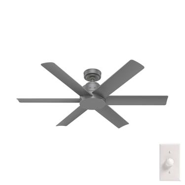 Imagem de Hunter Fan Company Ventilador de teto 51179 Kennicott, 52, prata fosca