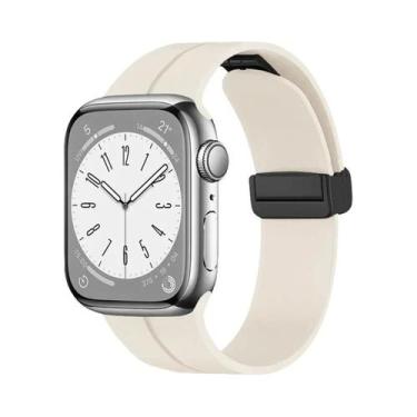 Imagem de Pulseira Magnética De Silicone De 49mm 45mm Para Apple Watch Ultra Sér