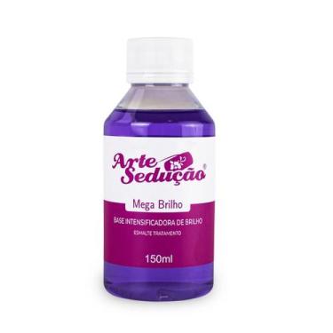 Imagem de Esmalte Base Intensificadora Mega Brilho 150ml, Arte Sedução Manicure 