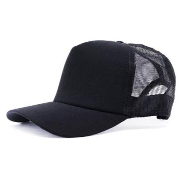 Imagem de Bone asc unissex preto tamanho unico com ajuste