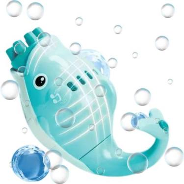 Imagem de Golfinho azul brinquedo com excelente acabamento - Atena