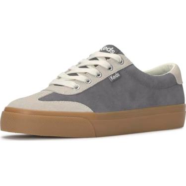 Imagem de Keds Tênis feminino Jump Kick T-Toe Fashion, Camurça cinza/garça, 40