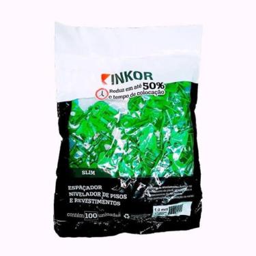 Imagem de Espaçador Nivelador de Piso 1mm Slim 7178 Inkor 100 Unidades