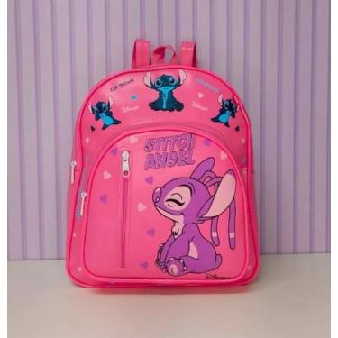 Imagem de Mochila Infantil De Costas Do Stitch Creche Escolar Menina - Soberana 