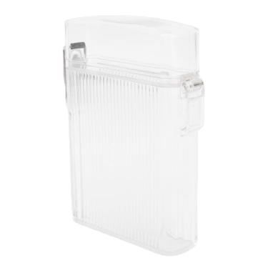 Imagem de Pssopp Titular do crachá de ID da Prova de água, Estojo de Plástico Transparente Com Cordão de Apito de Segurança, Multifuncional para Cartões de Crédito e Chaves, Ideal para Atividades Externas