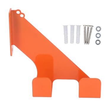 Imagem de Montagem da serra elétrica Montagem de parede de aço pesado Agenda de aço de andawer Organizador de galpão de armazenamento de garagem com revestimento de borracha laranja para