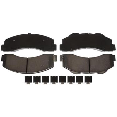 Imagem de ACDelco Conjunto de pastilhas de freio a disco dianteiras semimetálicas Gold 17D1414MHSV (Frota)