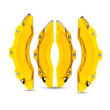 Imagem de Capa De Pinça Freio Logo Tsi Gm Amg X1 Golf + Cola (Amarelo)